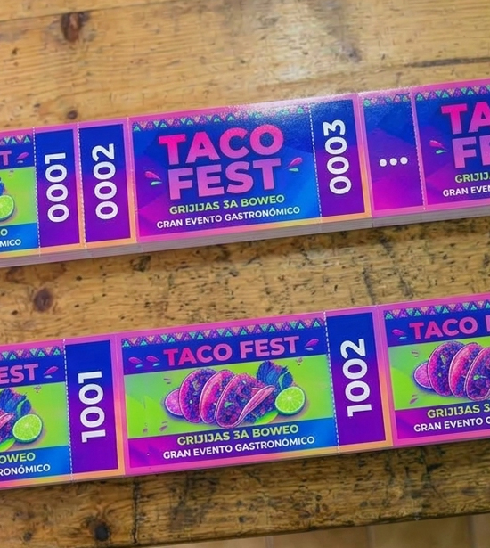 Entradas o Papeletas 1000uds